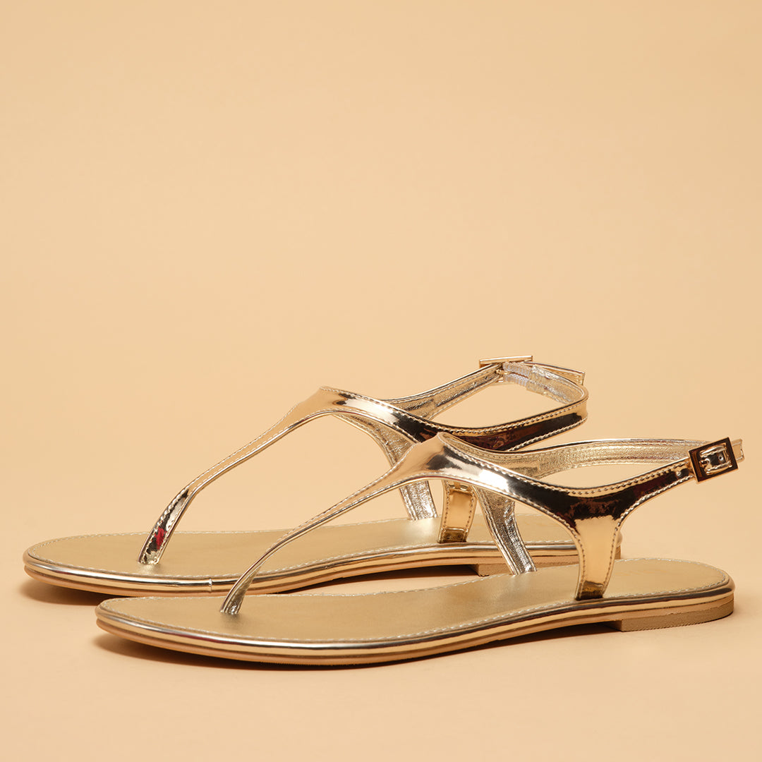 Fiona T-Strap Flats