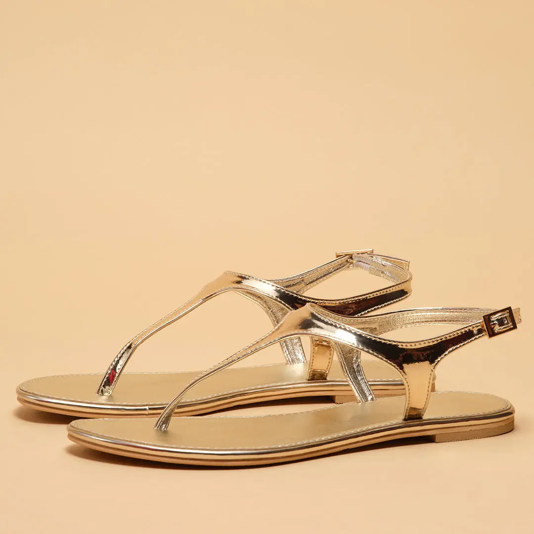 Fiona T-Strap Flats AB Footwear