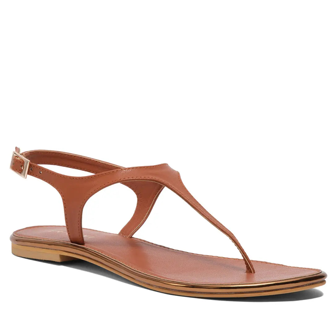Fiona T-Strap Flats AB Footwear