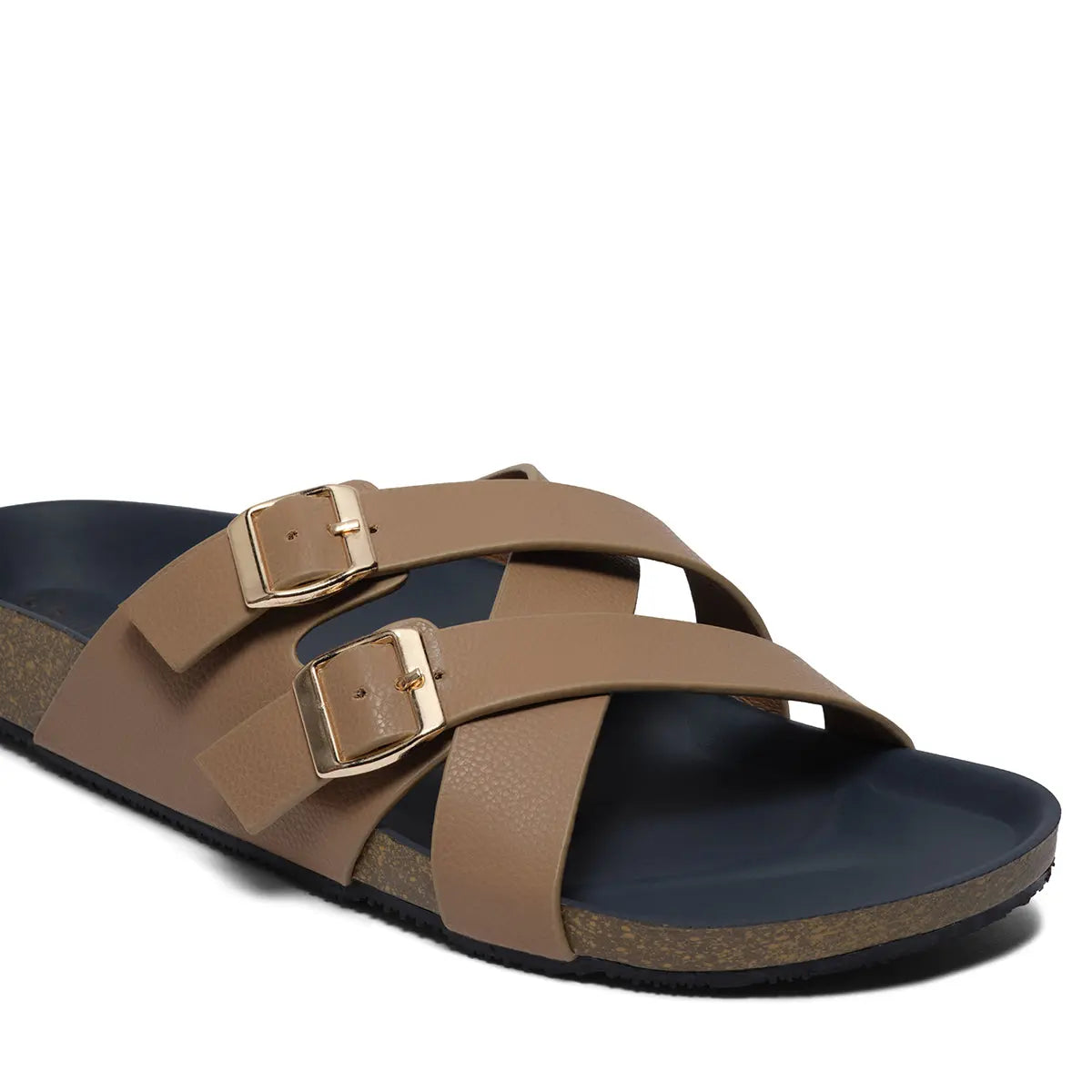 Gwen Buckle Strap Flats AB Footwear