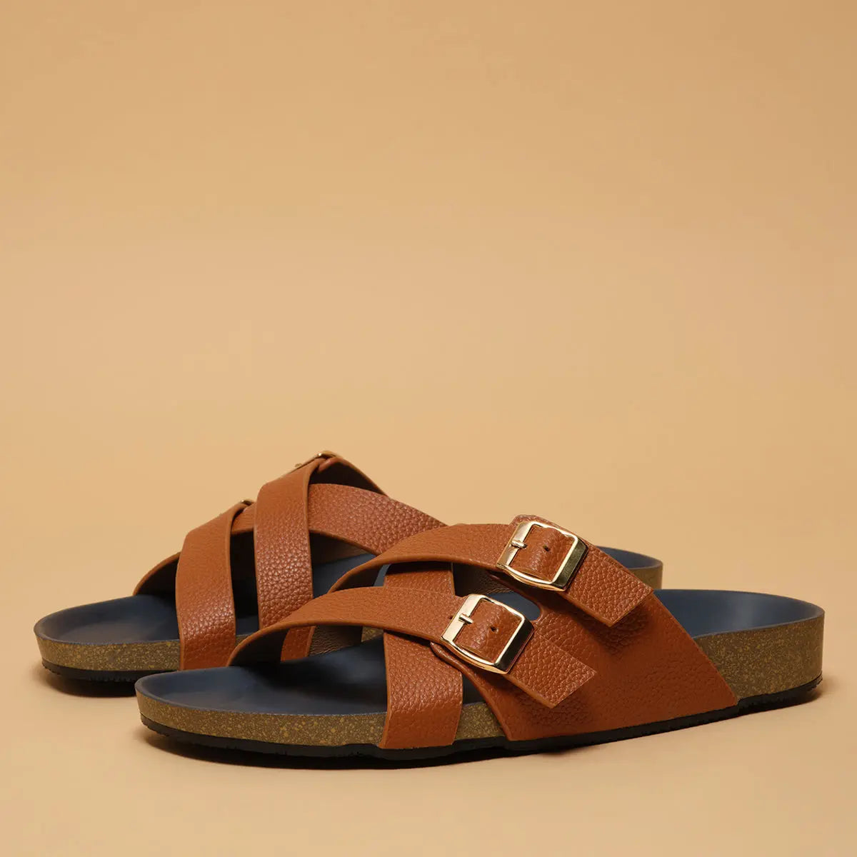 Gwen Buckle Strap Flats AB Footwear