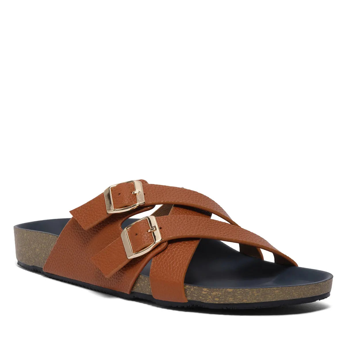 Gwen Buckle Strap Flats AB Footwear