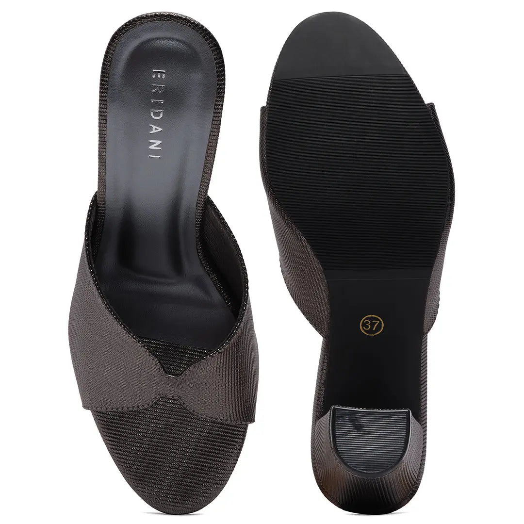 Ina Textured Heels Honey Footwear Eridani
