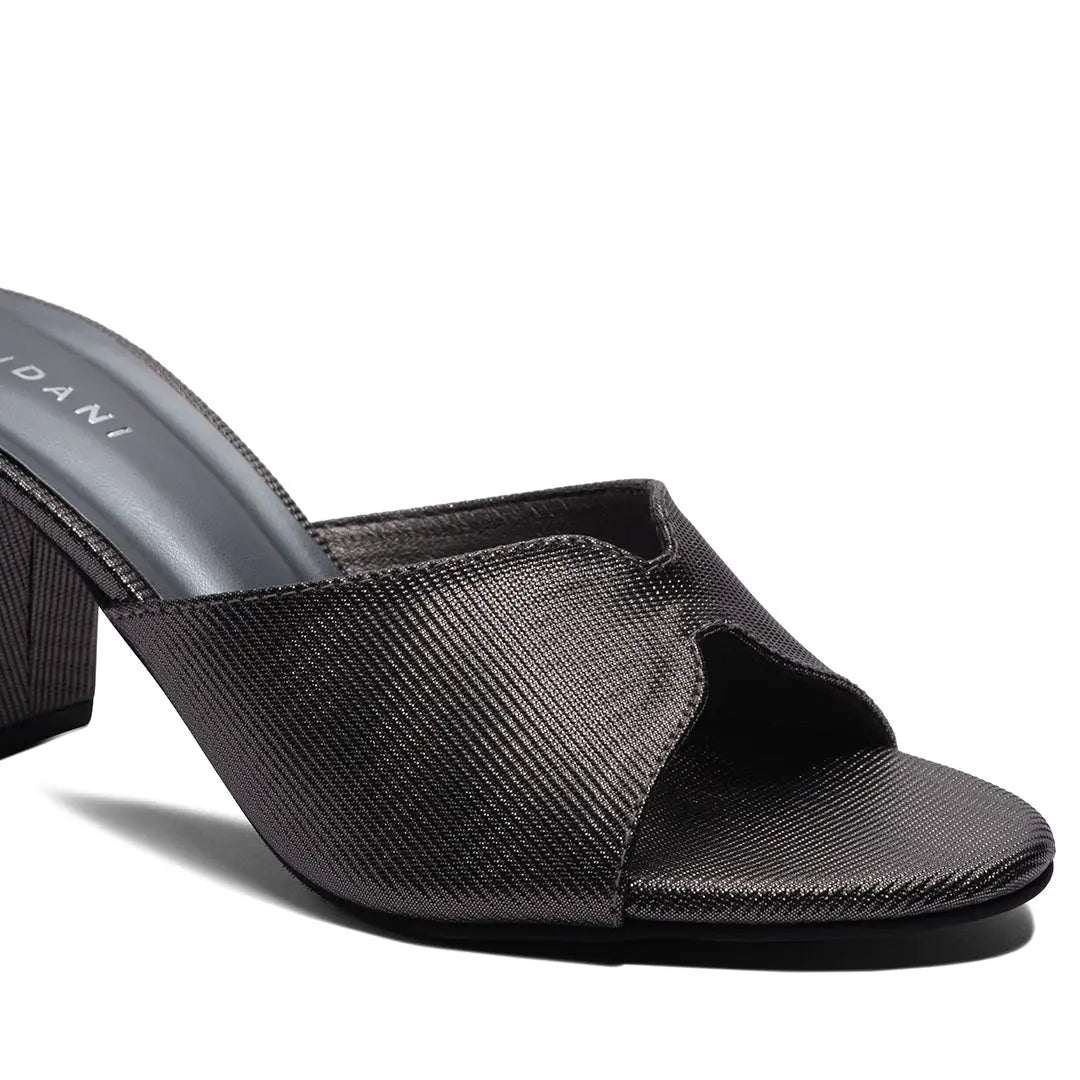 Ina Textured Heels Honey Footwear Eridani
