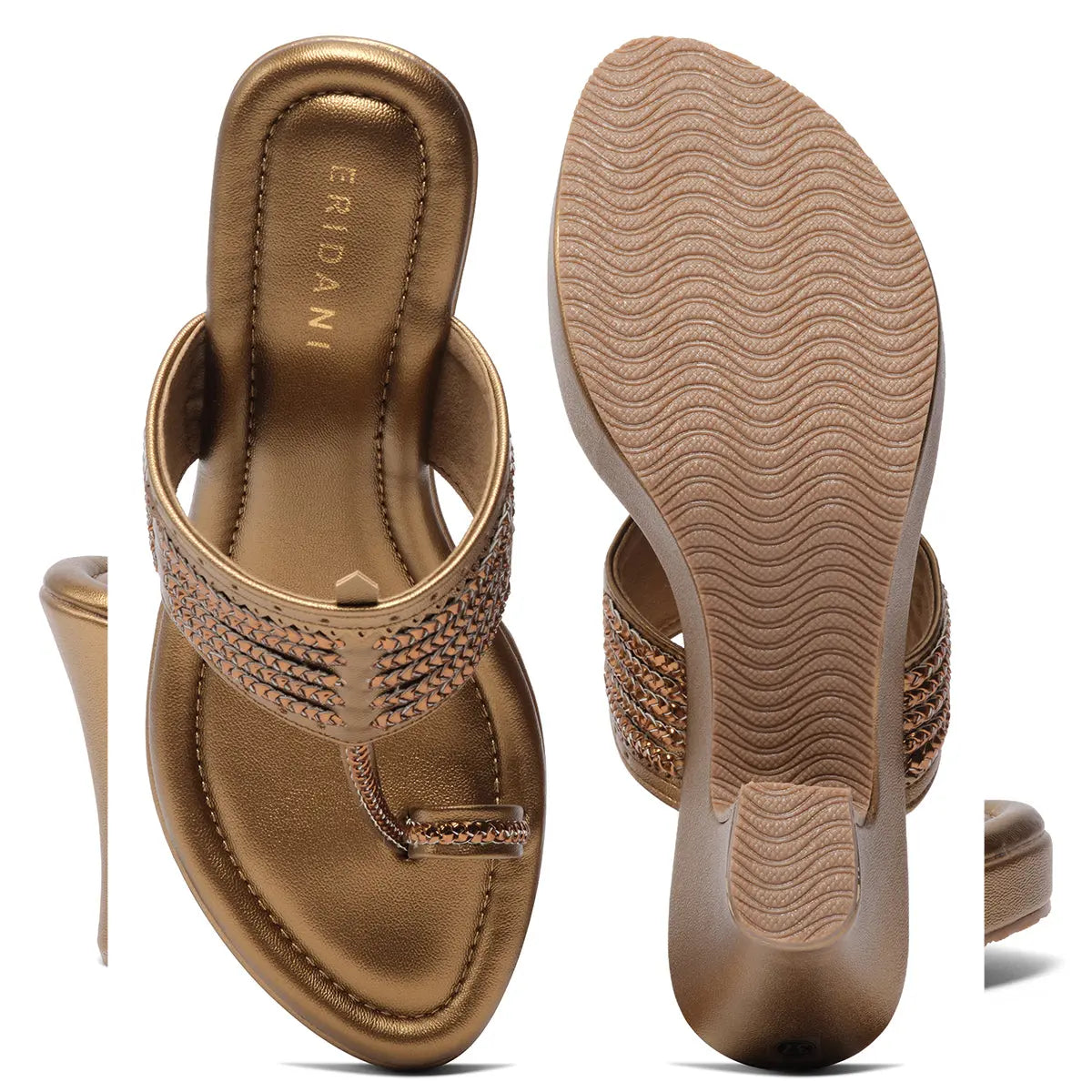 Inaaya Kolhapuri Wedges Zafer Style Enterprise