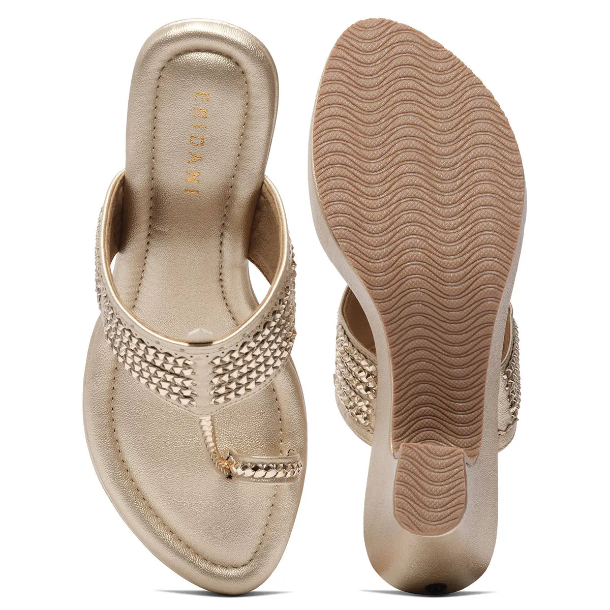 Inaaya Kolhapuri Wedges Zafer Style Enterprise