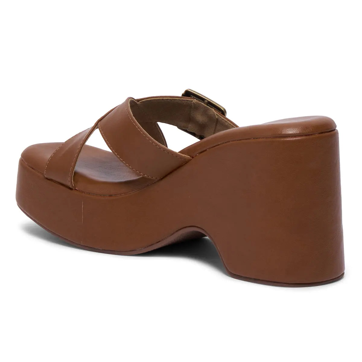 Isla Criss-Cross Buckle Wedges Star Footwear