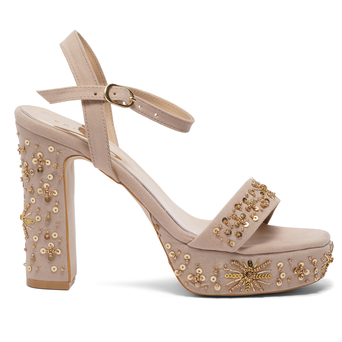 Ivanshi Embroidered Heels