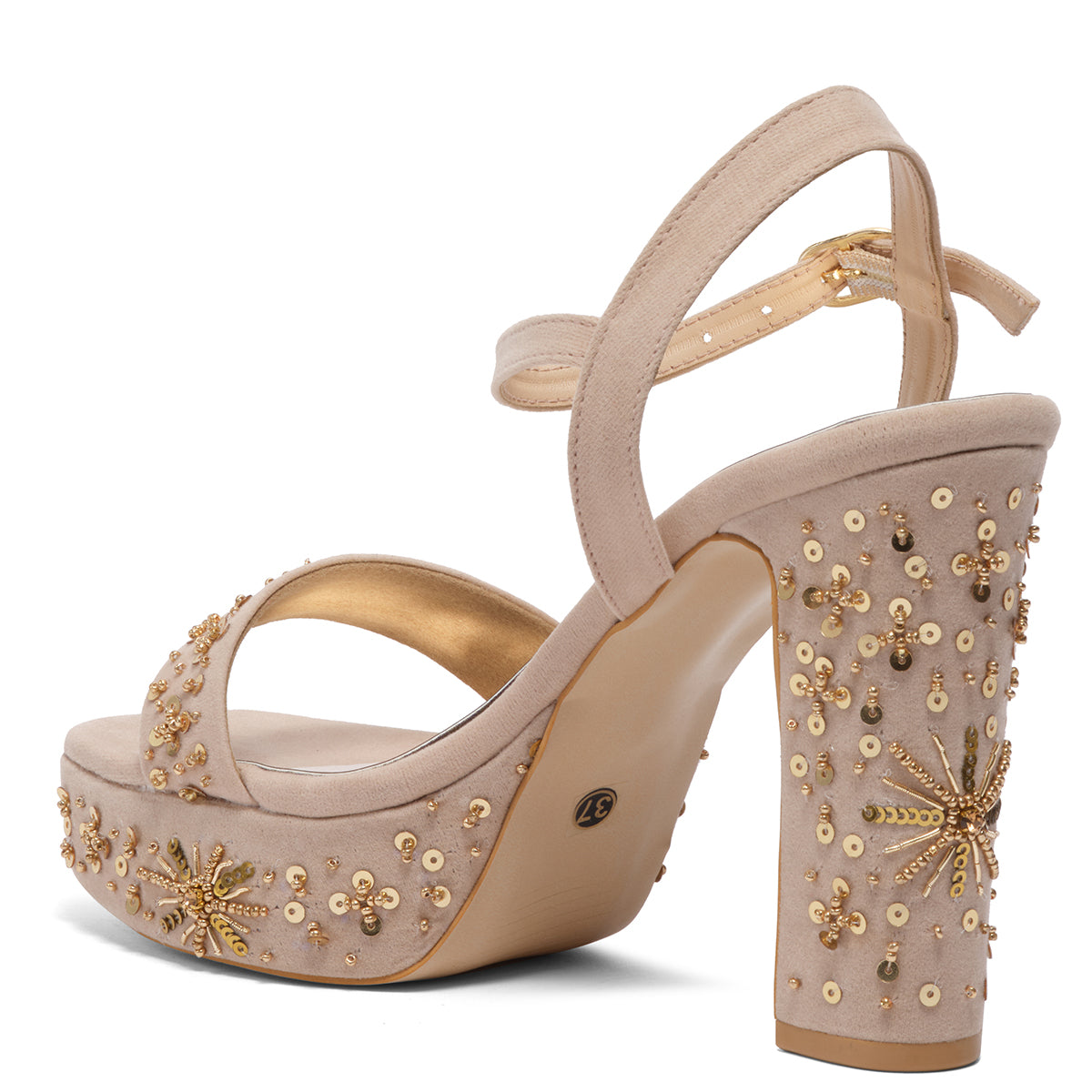Ivanshi Embroidered Heels