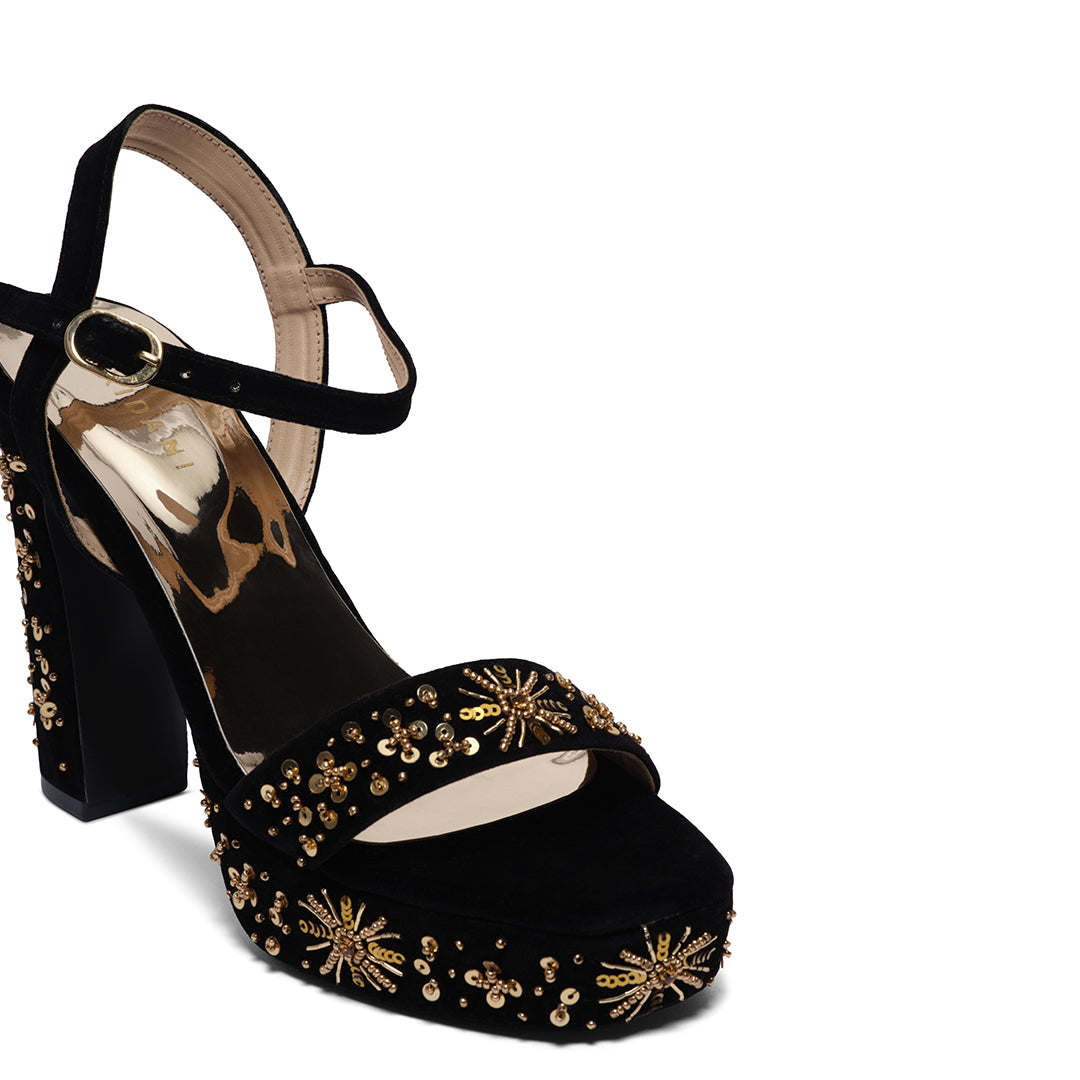 Ivanshi Embroidered Heels
