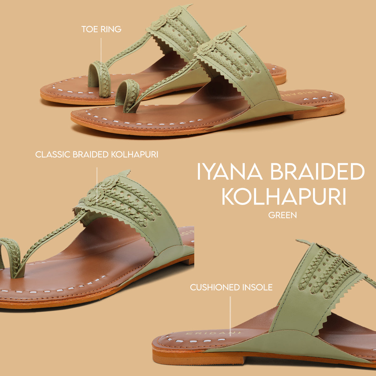 Iyana Braided Kolhapuri Azim Ahmed Eridani