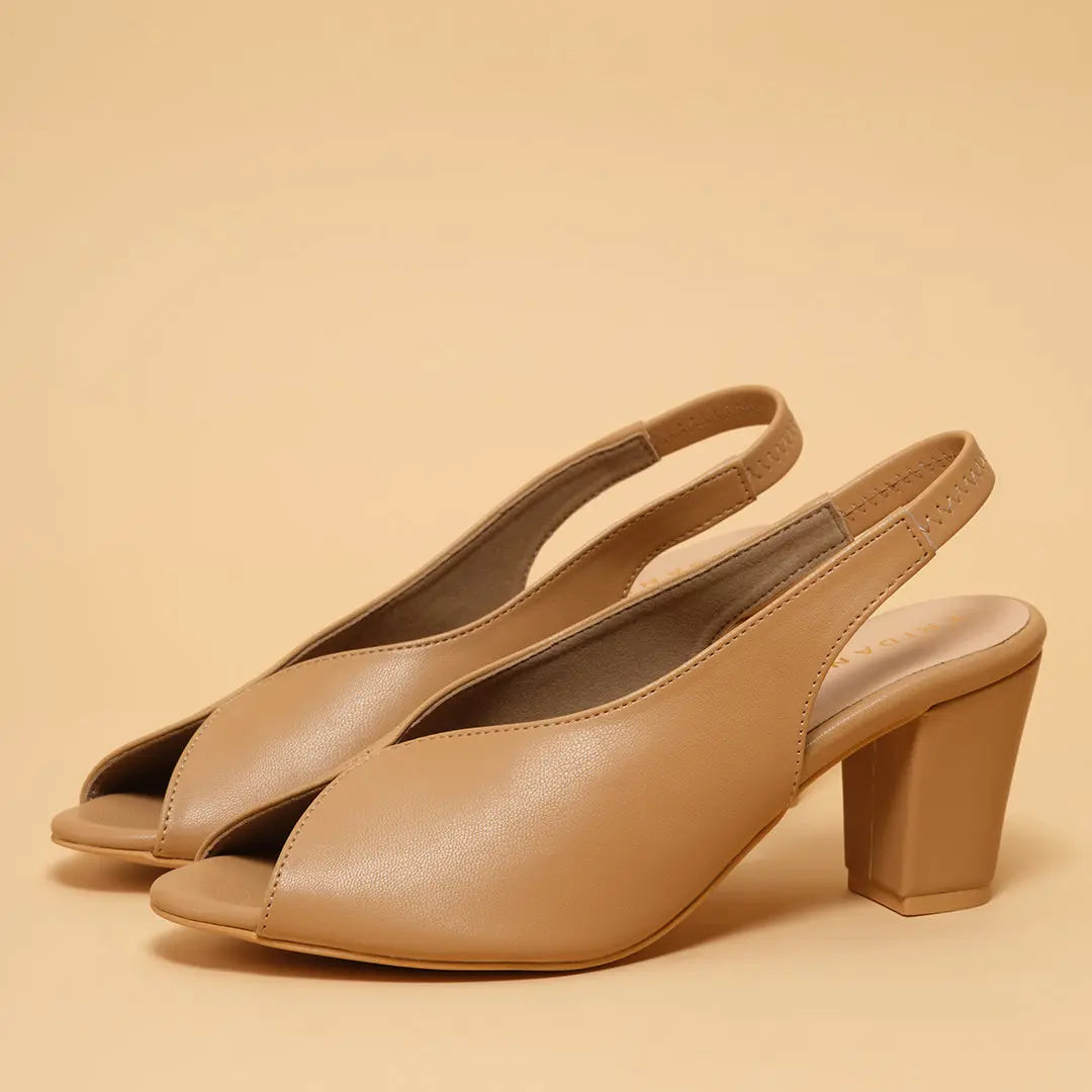 Izel Backstrap Heels KM Footwear