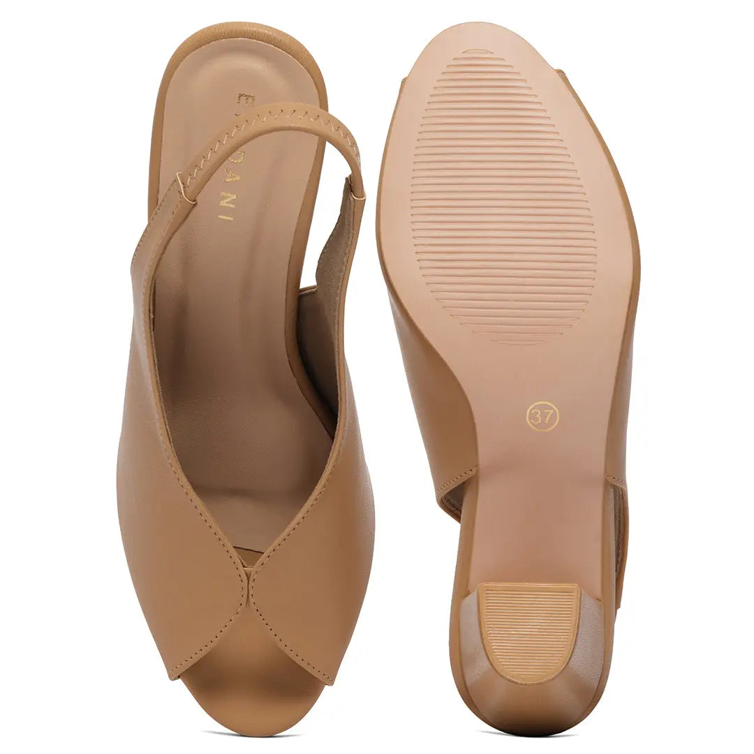Izel Backstrap Heels KM Footwear