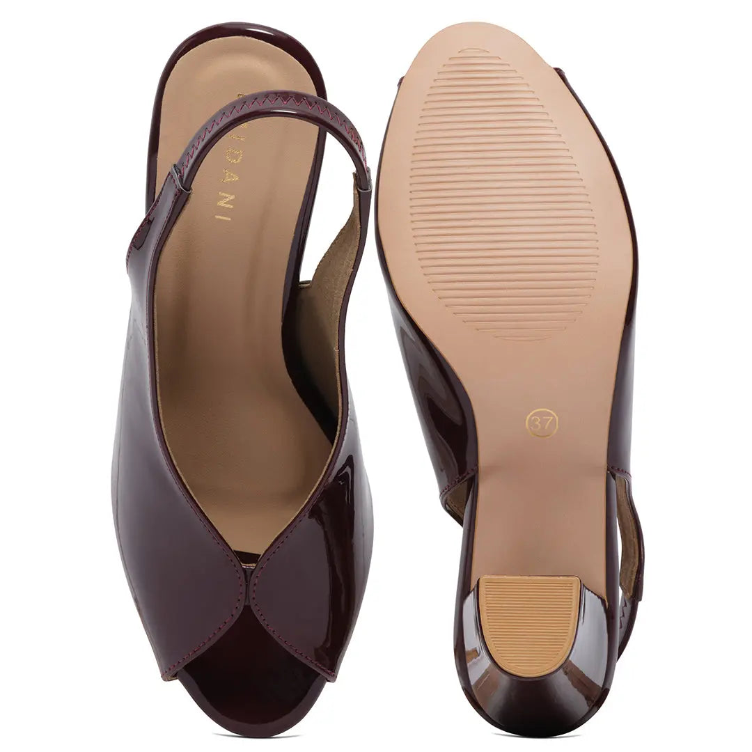 Izel Backstrap Heels KM Footwear