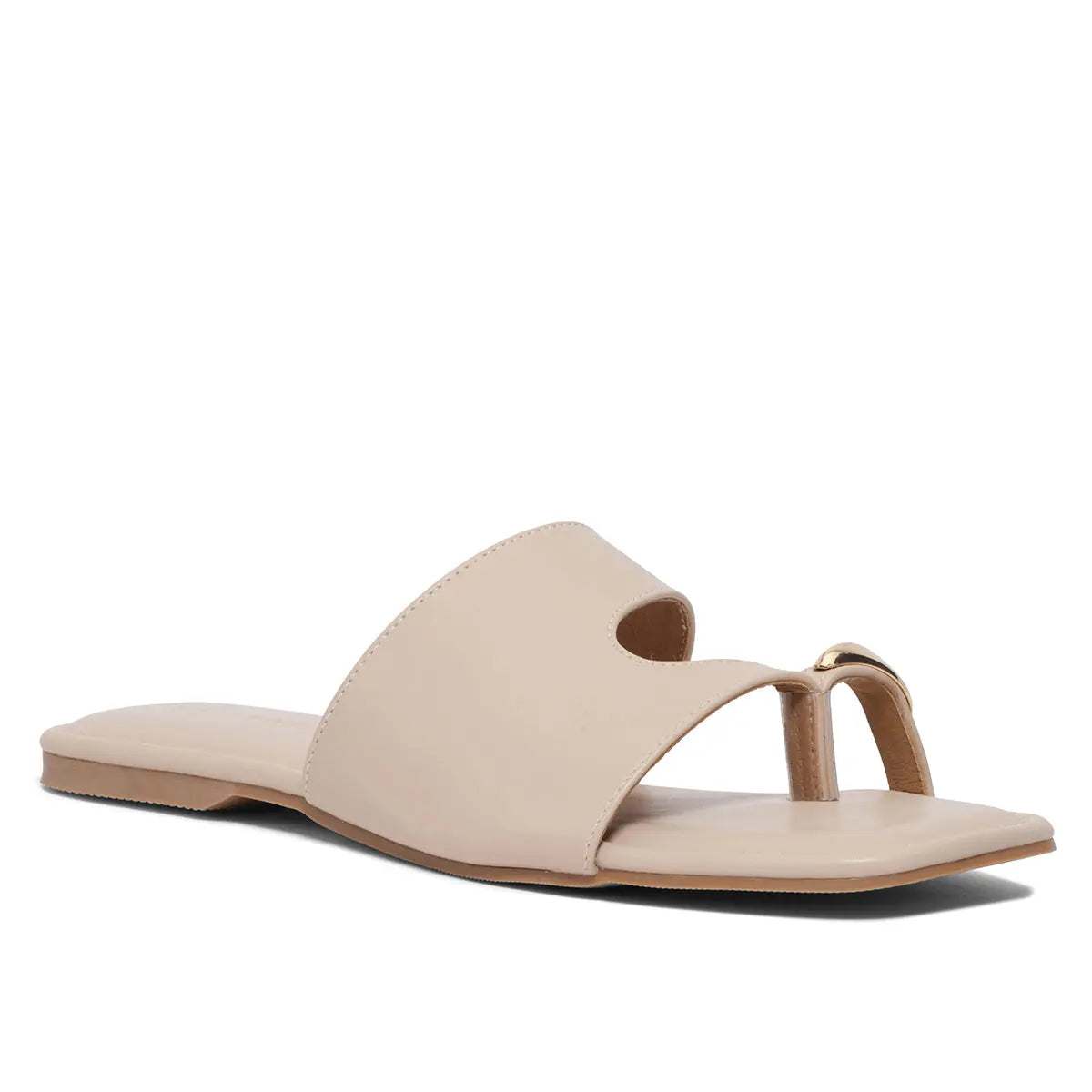 Jemima Solid Flats Ahmad Arts