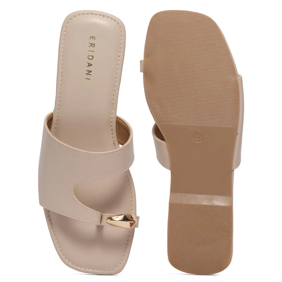 Jemima Solid Flats Ahmad Arts