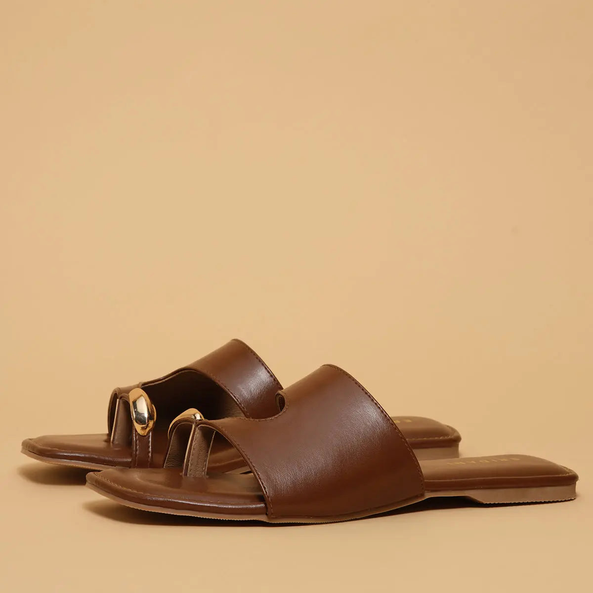 Jemima Solid Flats Ahmad Arts