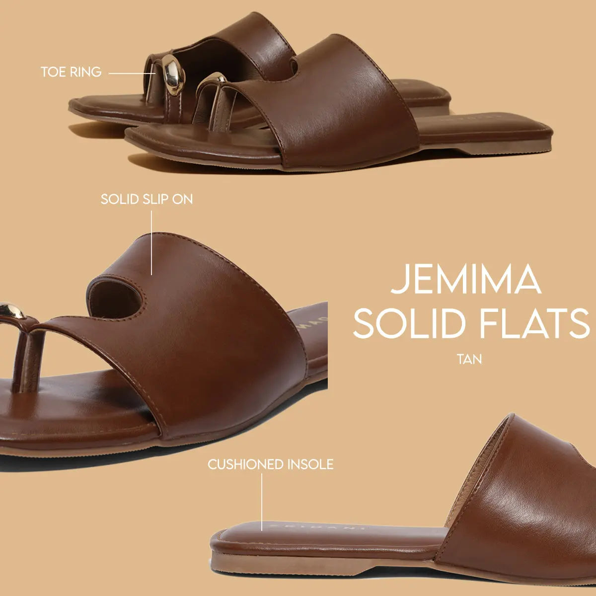Jemima Solid Flats Ahmad Arts Eridani