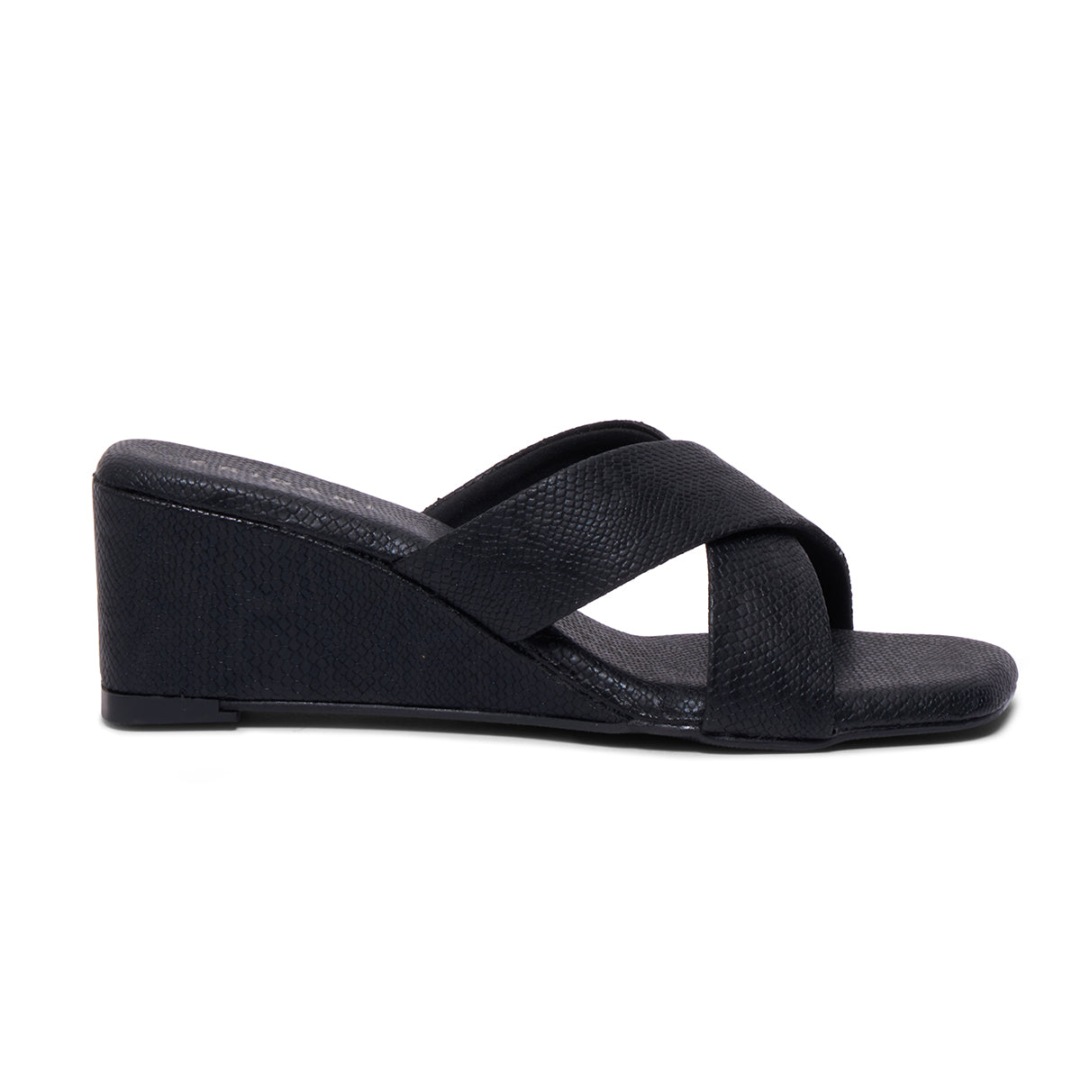 Joan Criss-Cross Textured Wedges