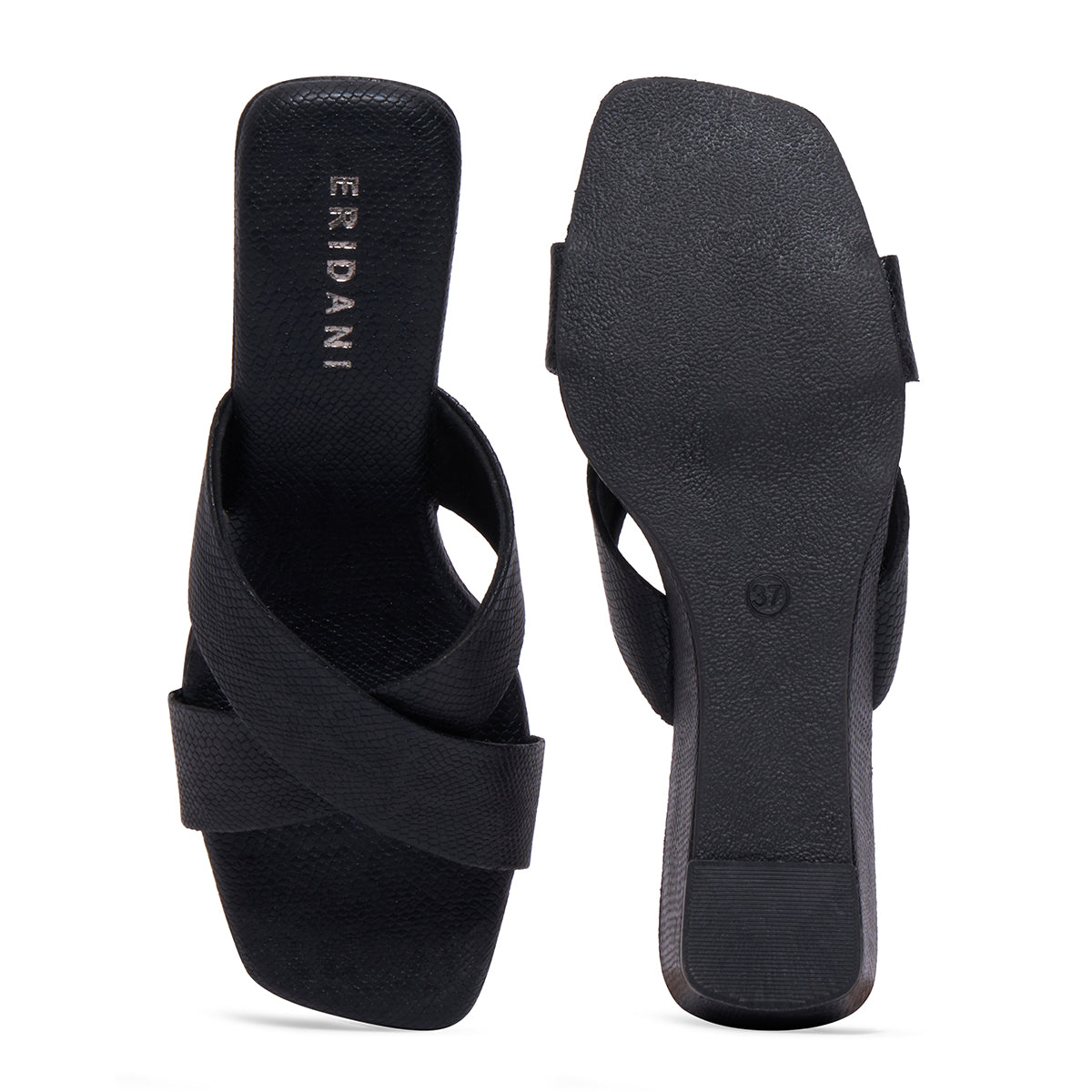 Joan Criss-Cross Textured Wedges