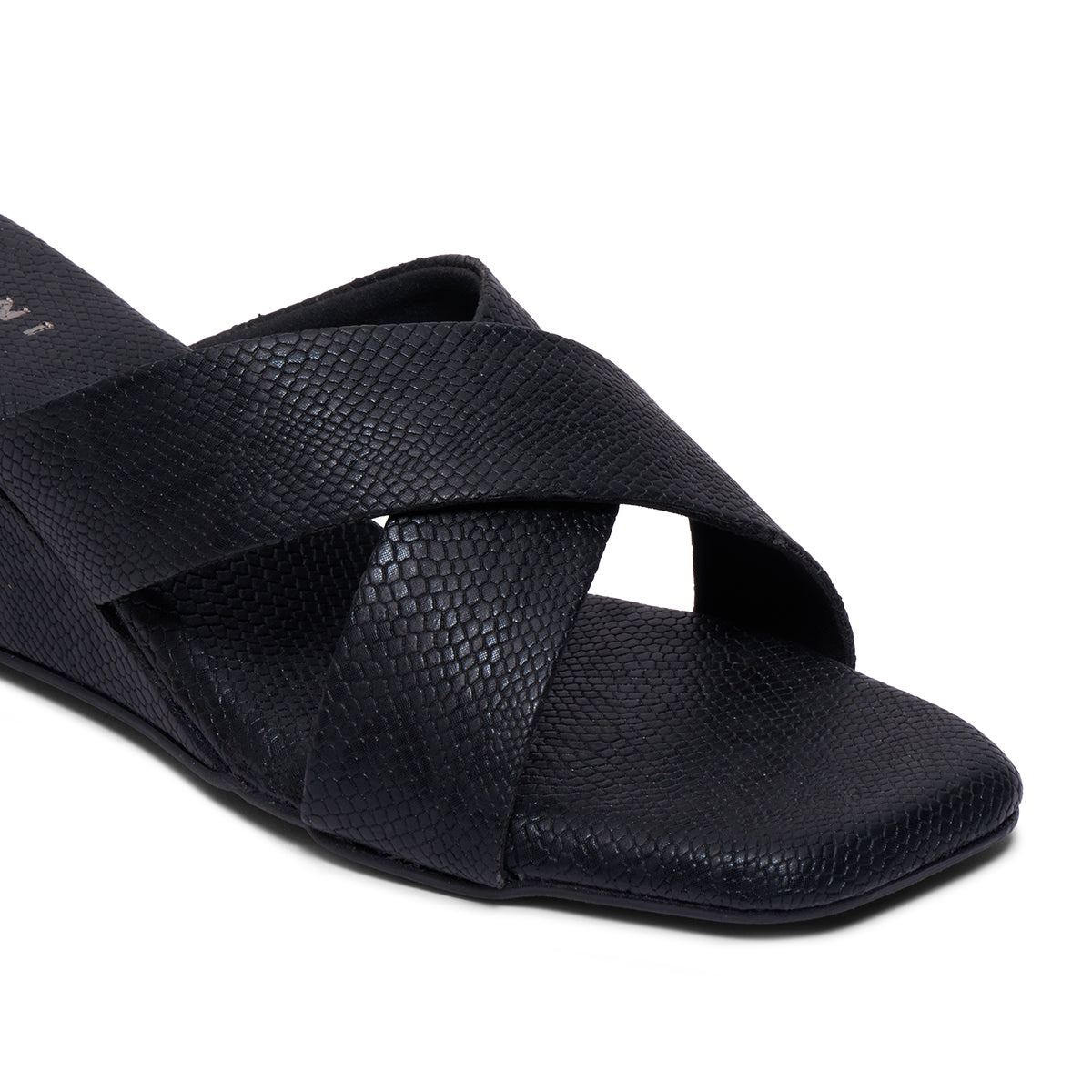 Joan Criss-Cross Textured Wedges