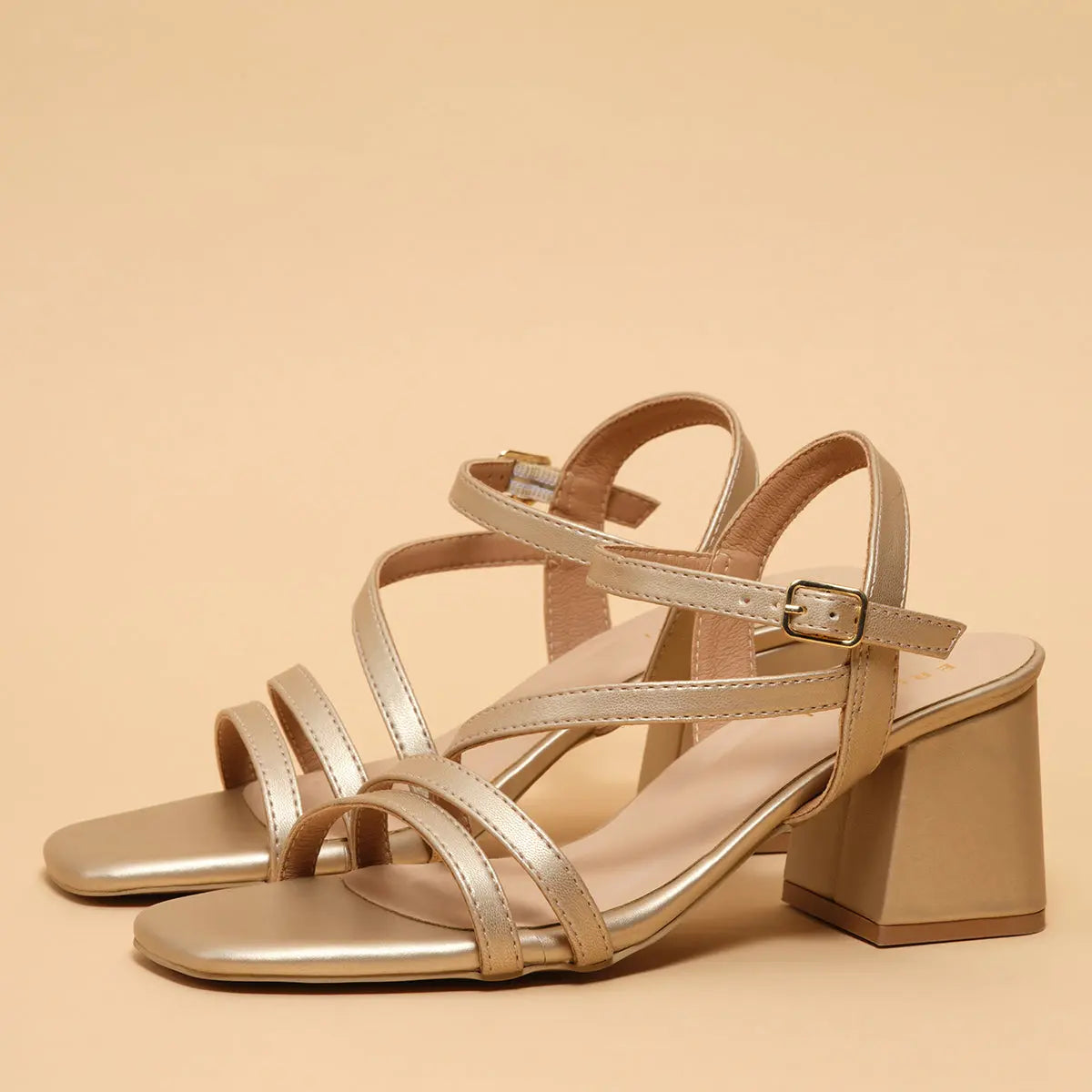 Juliana Block Heel Sandals Saifi Traders