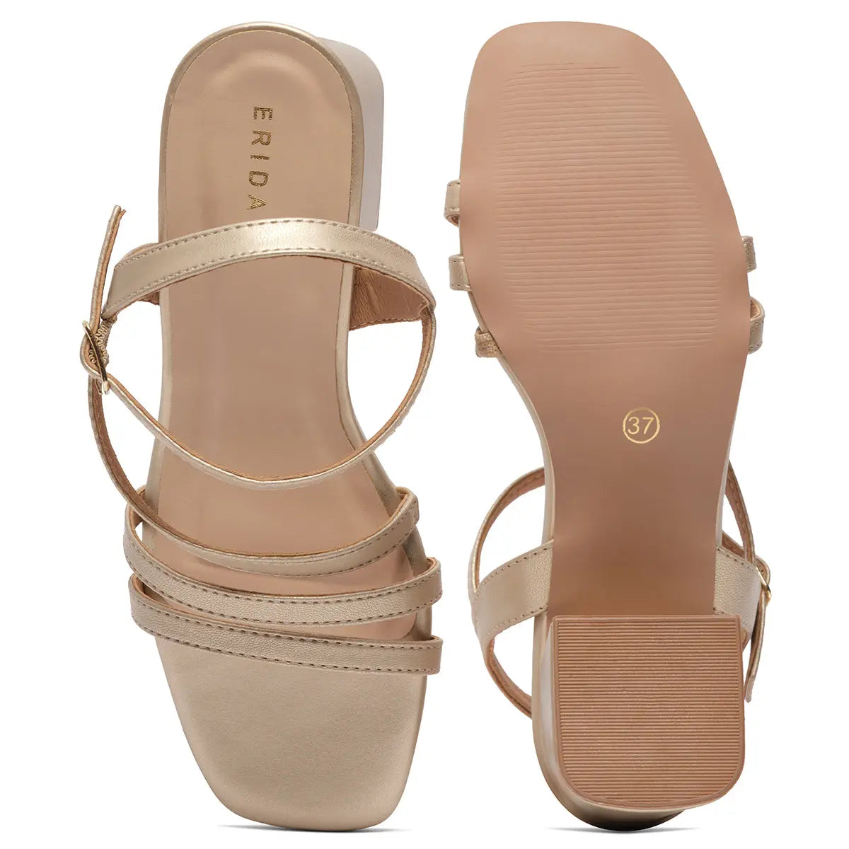 Juliana Block Heel Sandals Saifi Traders