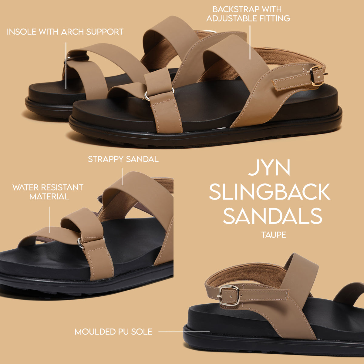 Jyn Slingback Sandals Regina Footwear Eridani