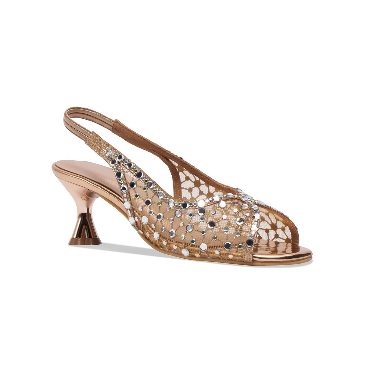 Kiara Embellished Slingback Heels