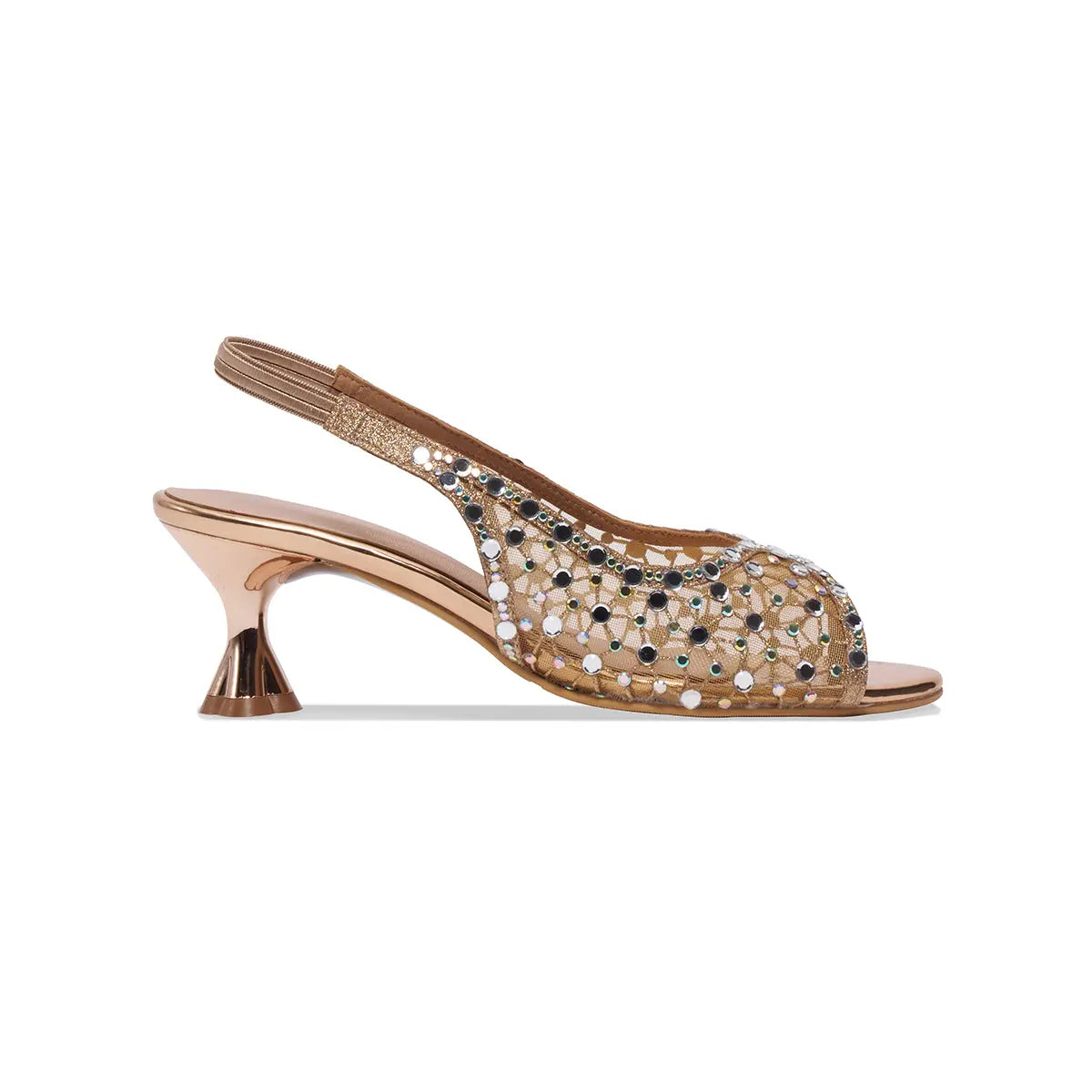Kiara Embellished Slingback Heels Come