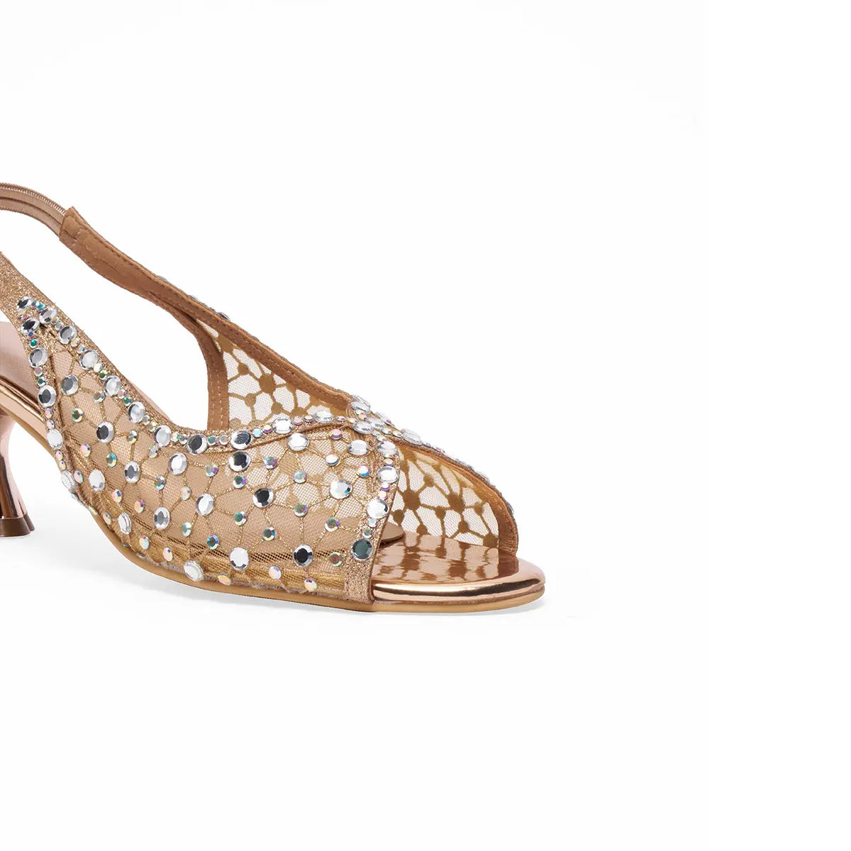 Kiara Embellished Slingback Heels Come