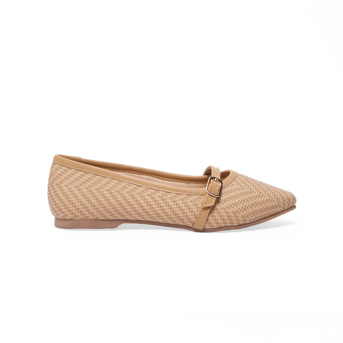 Klara Textured Ballerinas Status Shoes