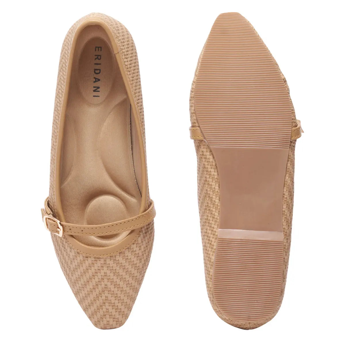 Klara Textured Ballerinas Status Shoes