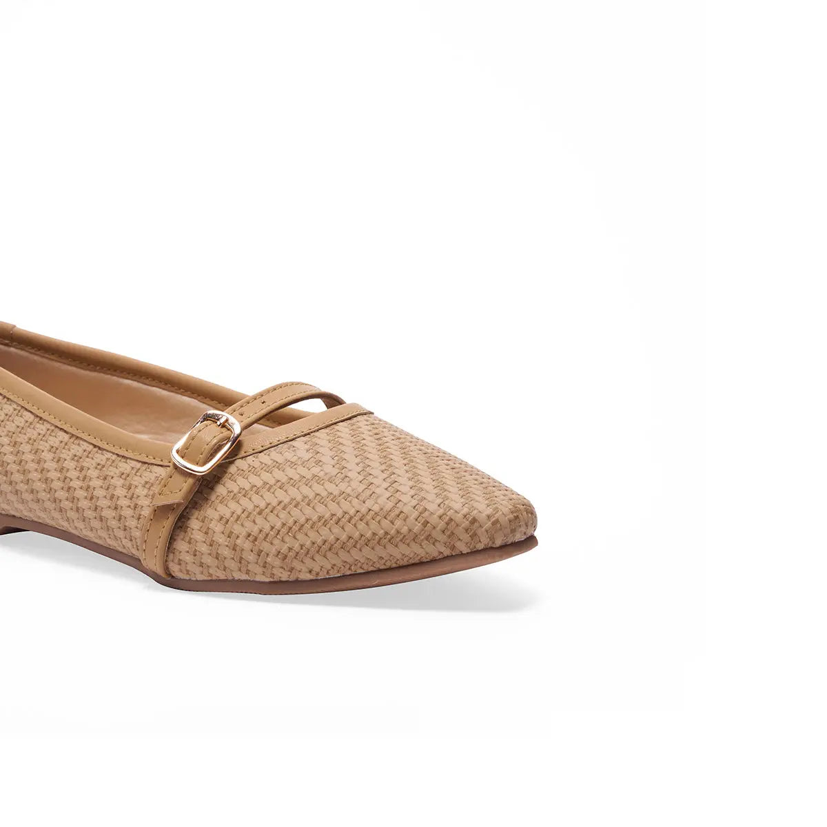 Klara Textured Ballerinas Status Shoes