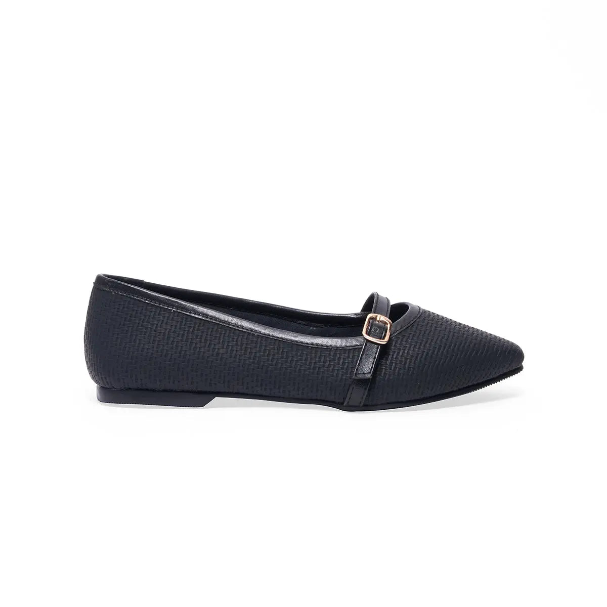 Klara Textured Ballerinas Status Shoes