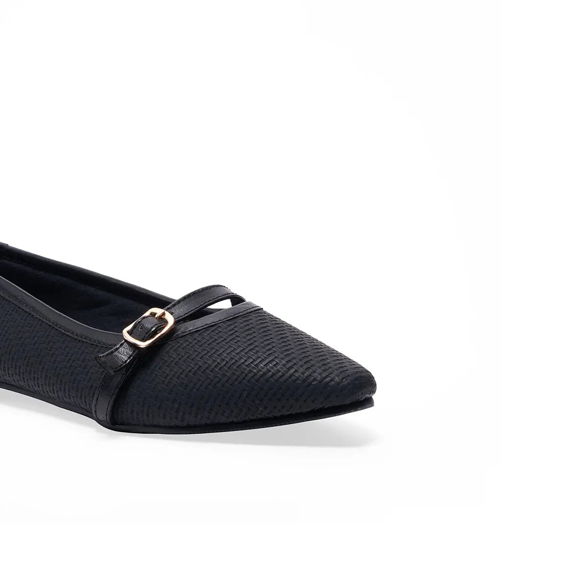 Klara Textured Ballerinas Status Shoes