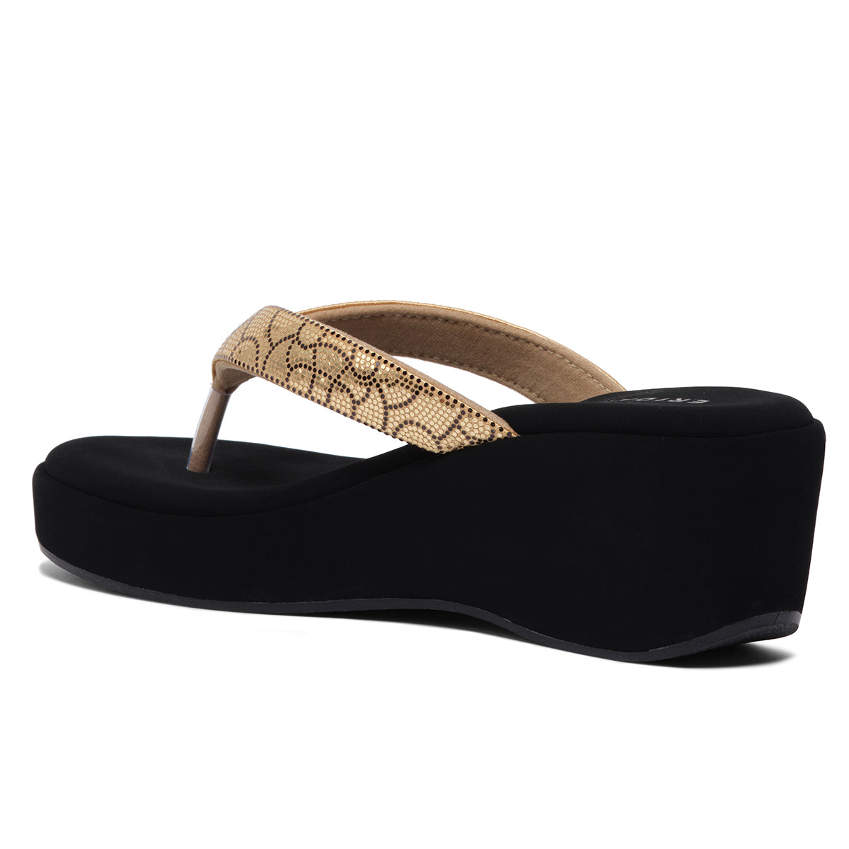 Kriaa Embellished Thong Wedges