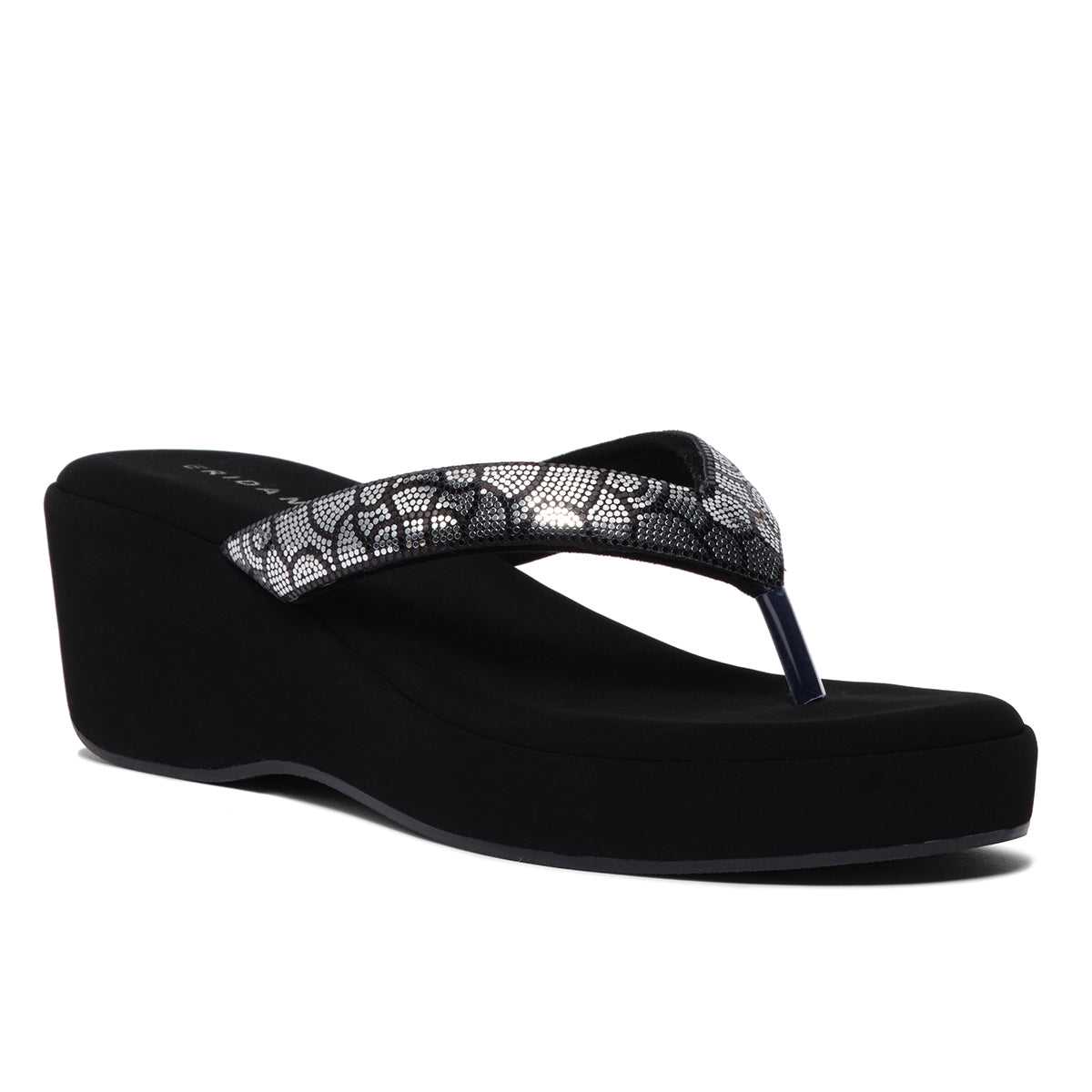 Kriaa Embellished Thong Wedges
