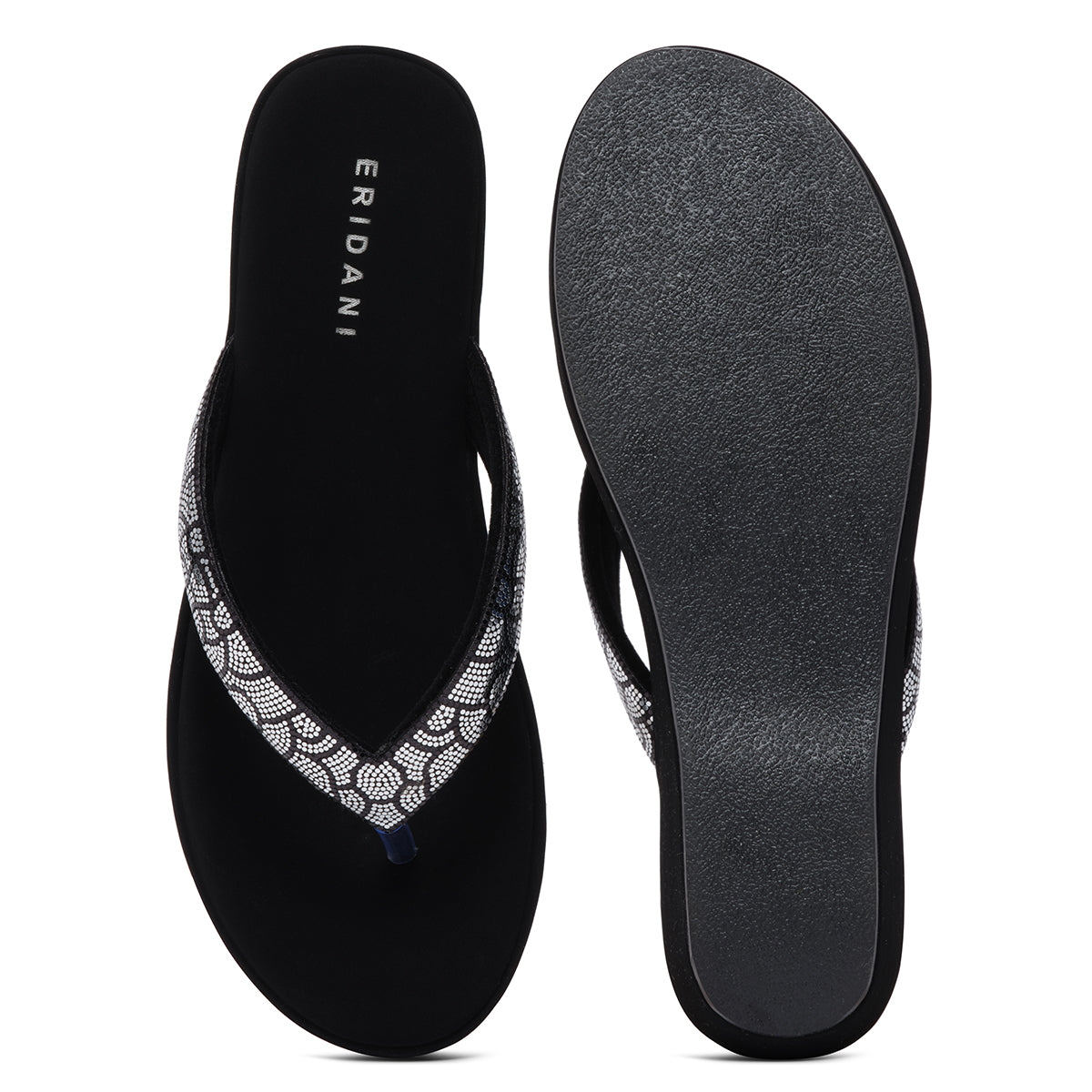 Kriaa Embellished Thong Wedges