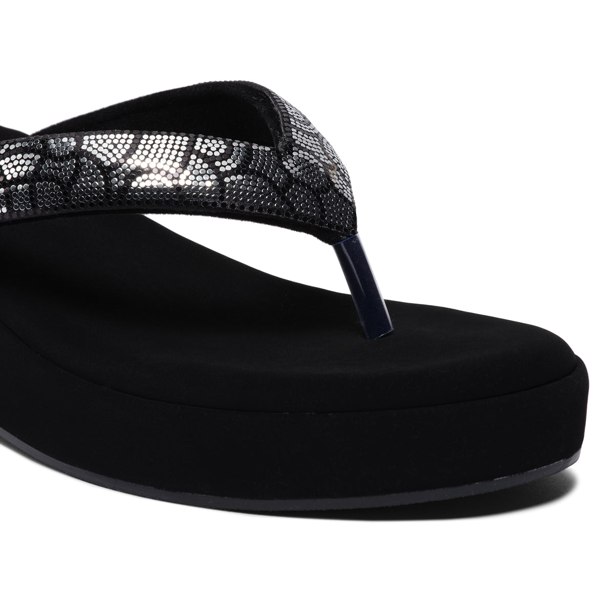 Kriaa Embellished Thong Wedges