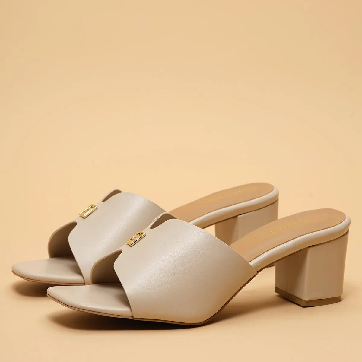Krista Slip-on Heels Ahmad Arts