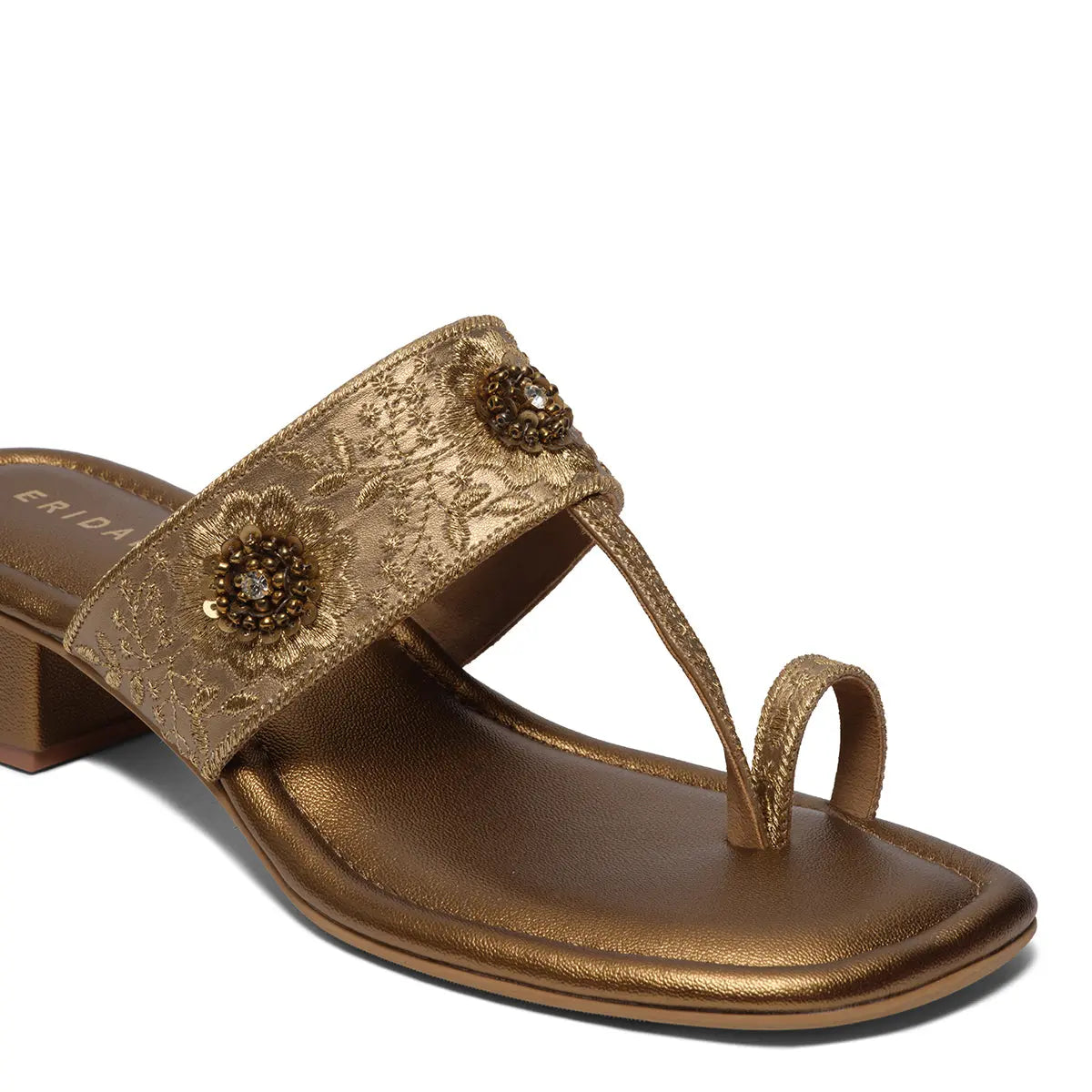 Kriva Embroidered Kolhapuri Macro Footwear Eridani
