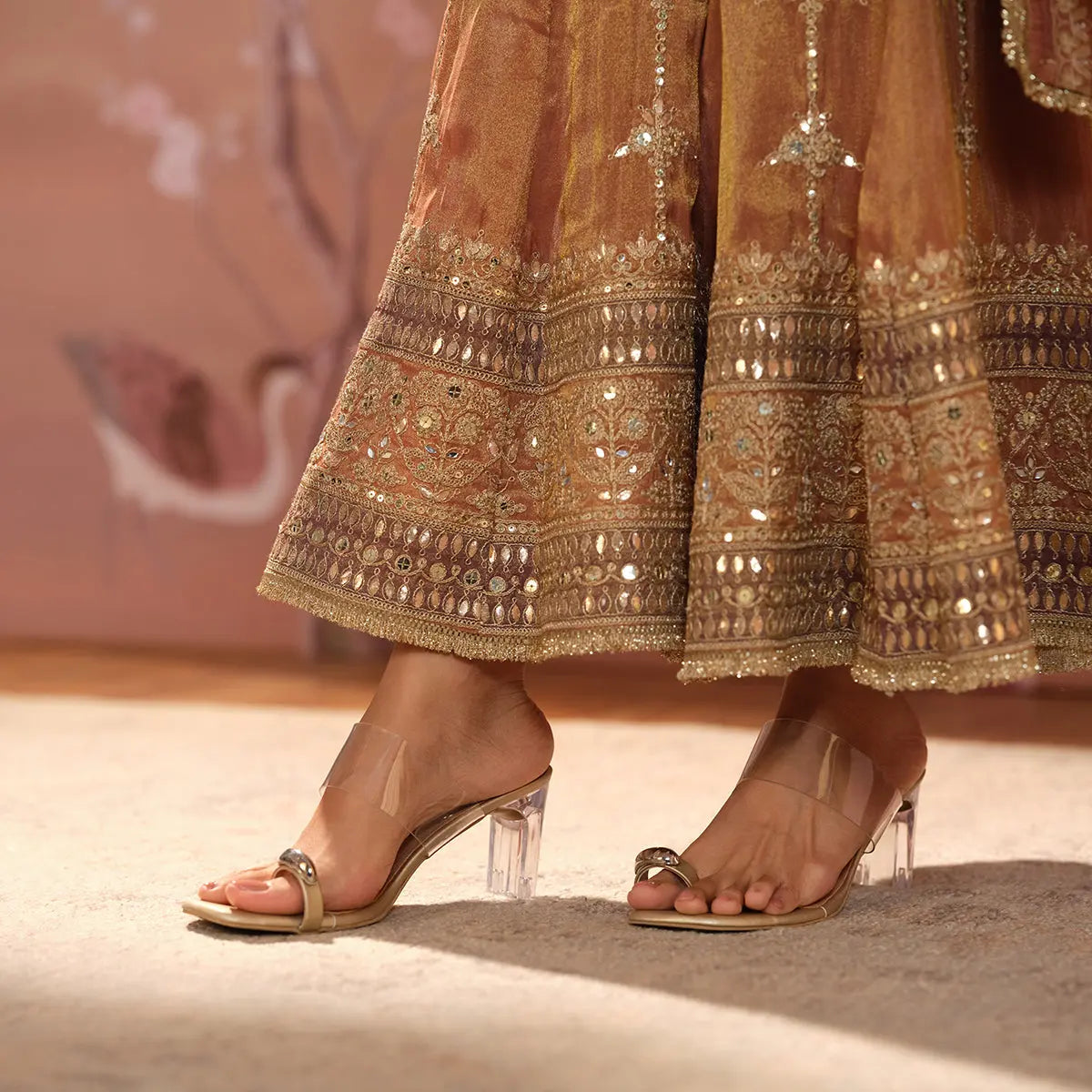 Kyle Transparent Heels High Choice