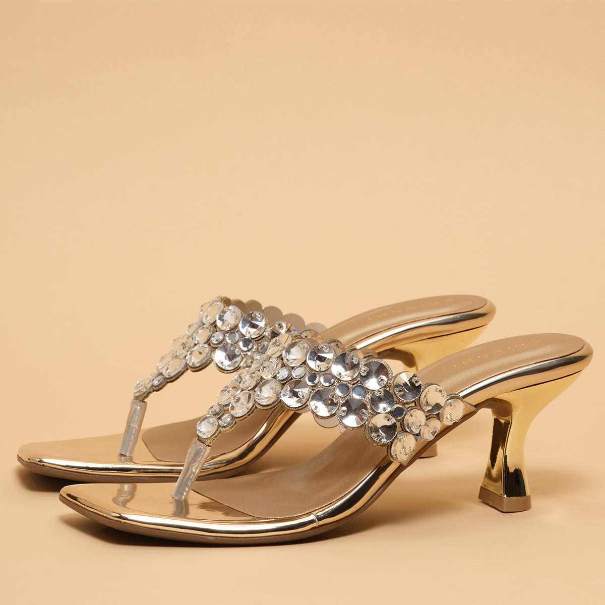 Leia Embellished Heels KM Footwear Eridani
