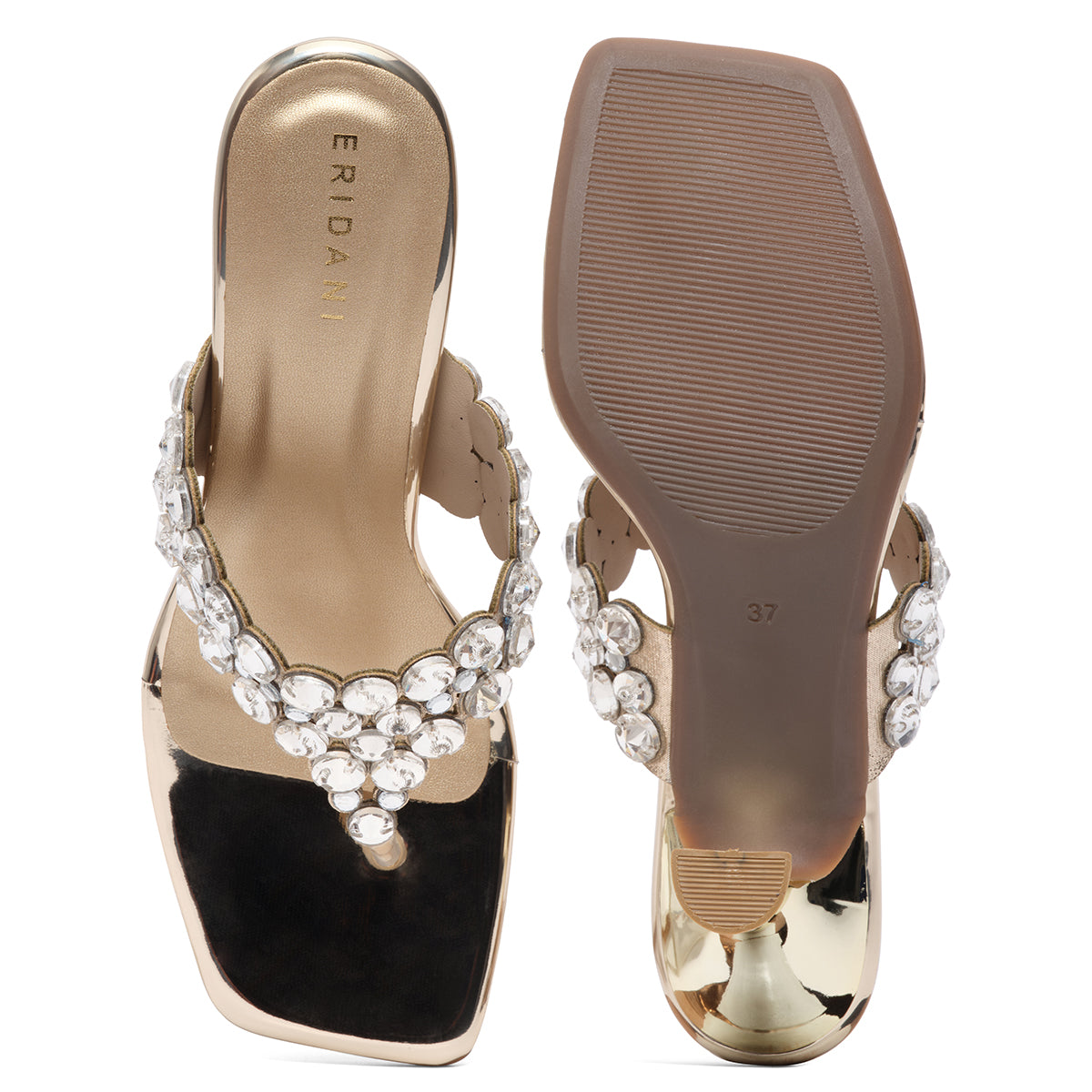Leia Embellished Heels KM Footwear Eridani
