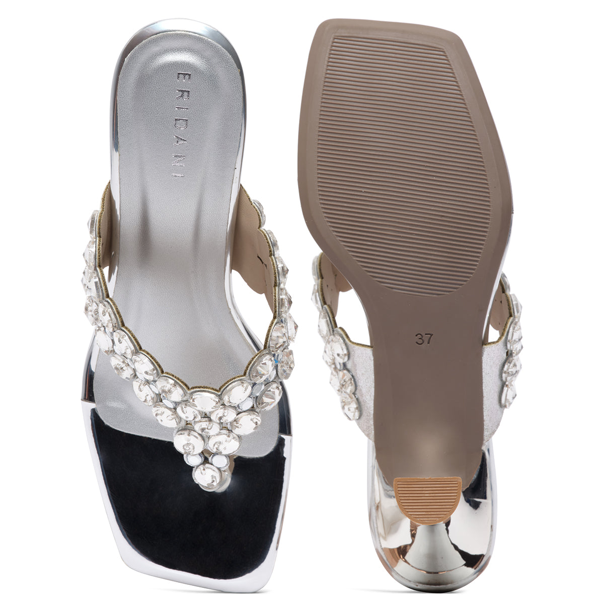 Leia Embellished Heels KM Footwear Eridani