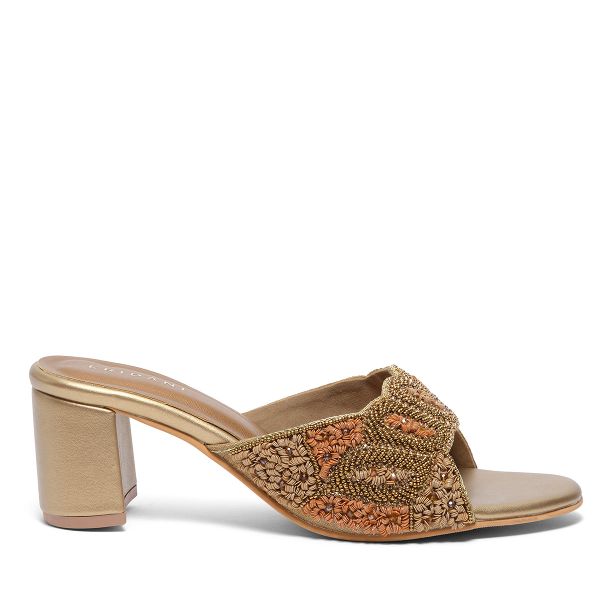 Leyara Embroidered Heels Mahek Footwear Eridani