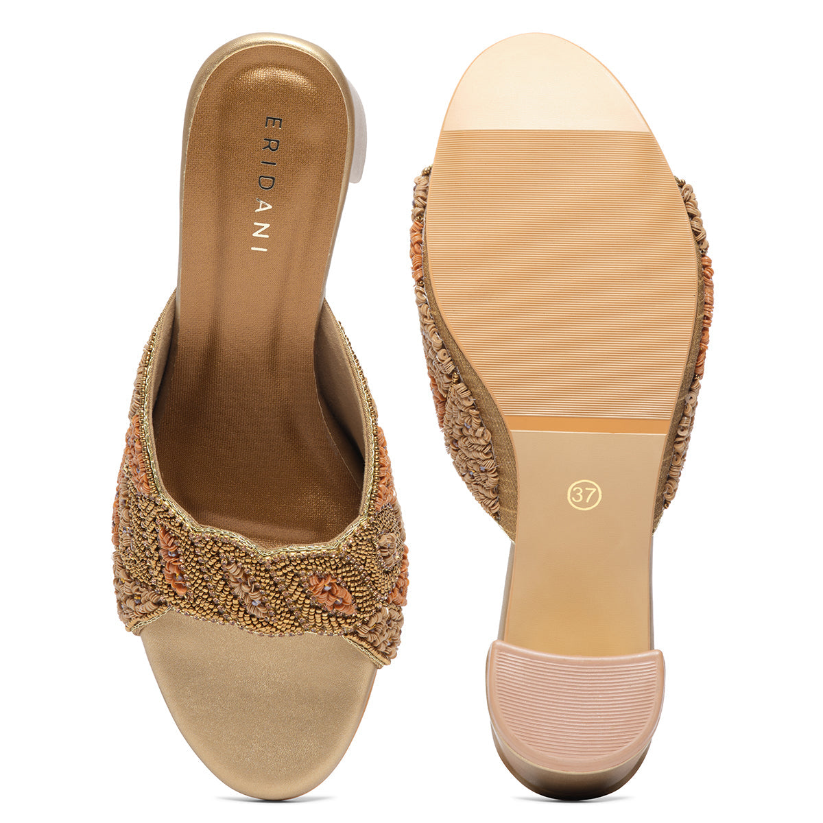 Leyara Embroidered Heels Mahek Footwear Eridani