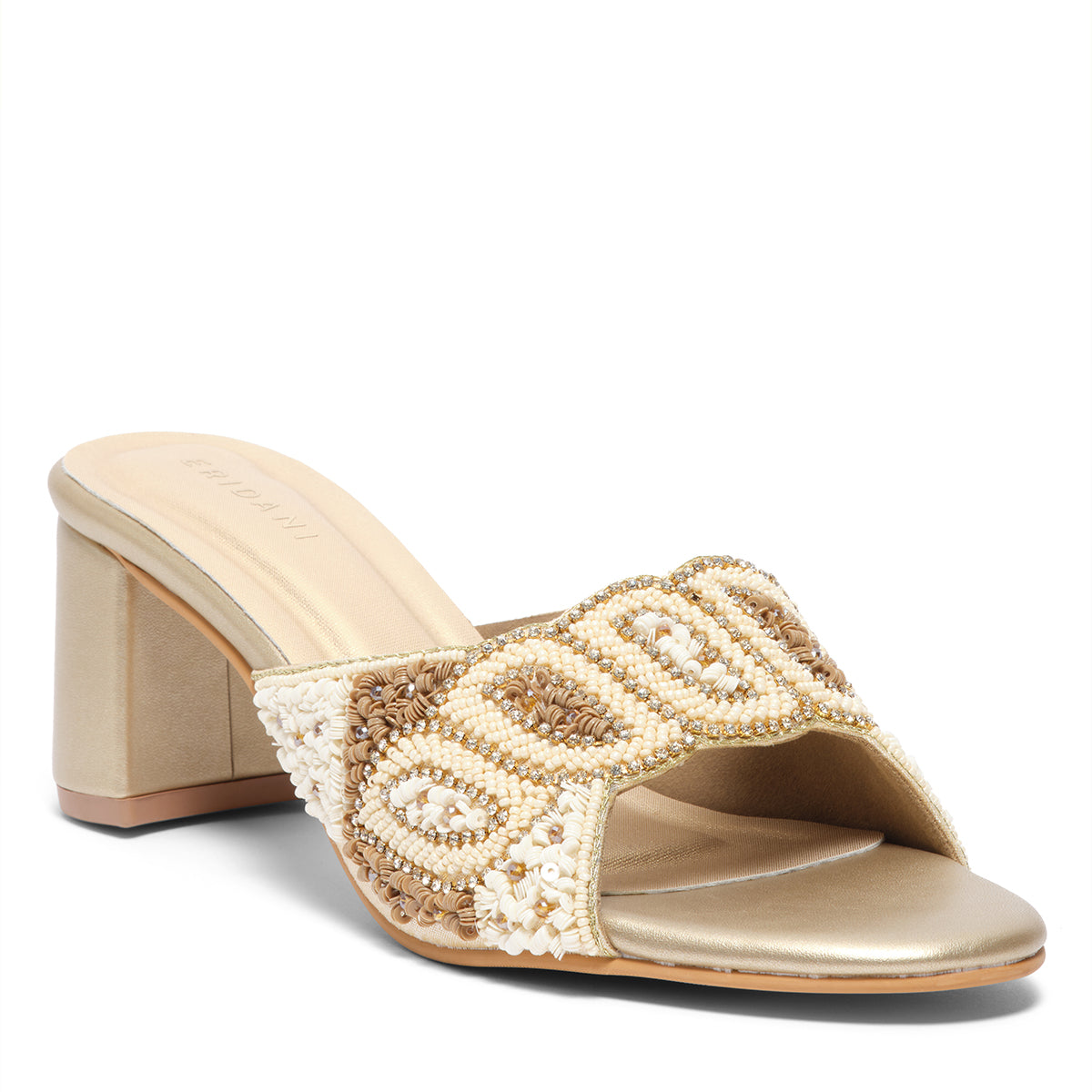 Leyara Embroidered Heels Mahek Footwear Eridani
