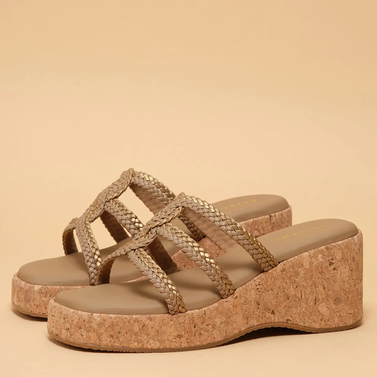 Lilah Interwined Wedges Samdani Footwear